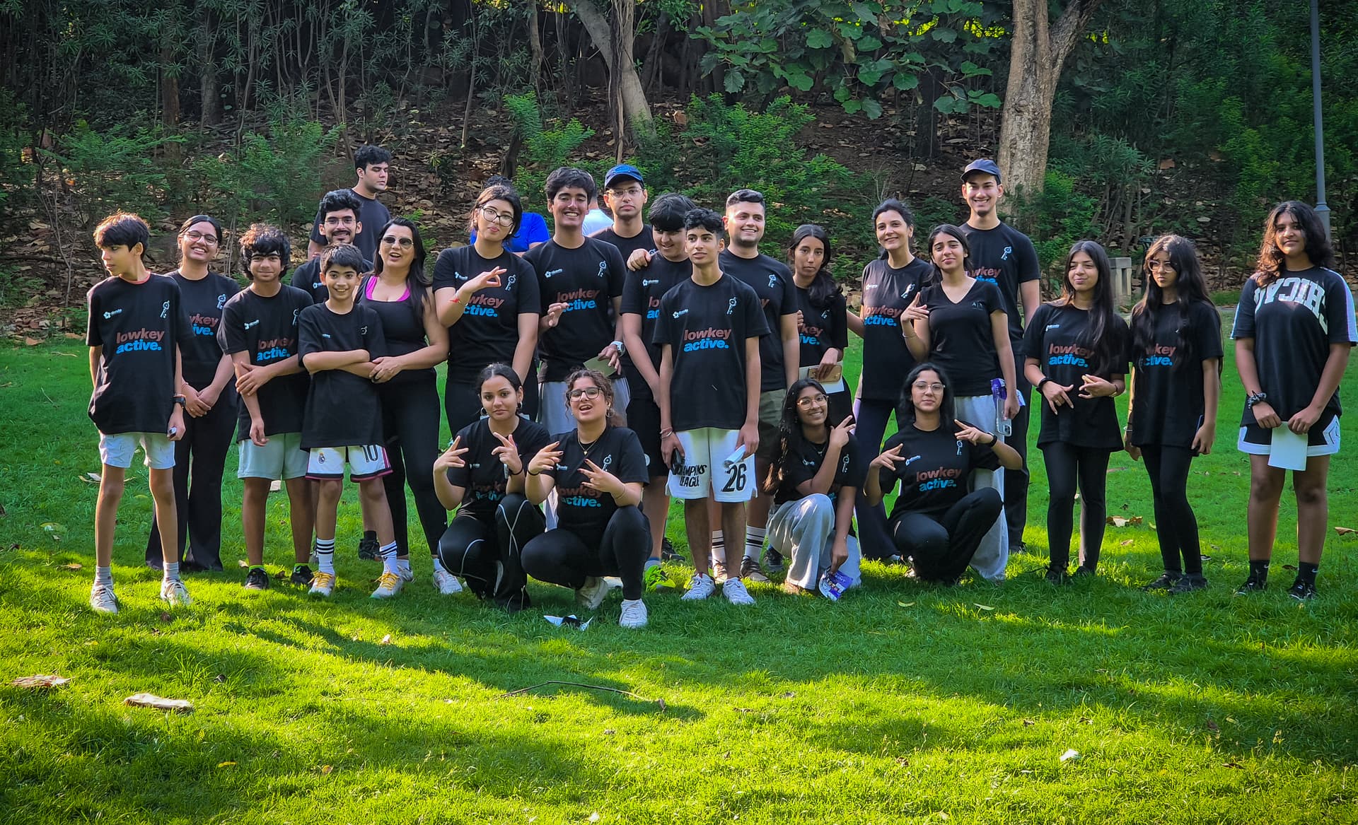 Alcovians together at a Lowkey Active fitness meetup